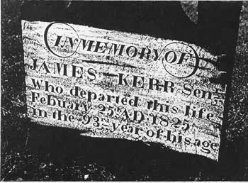 James Kerr, Sr grave